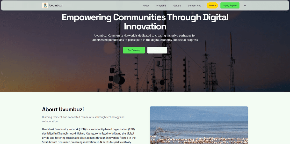 Uvumbuzi Community Network